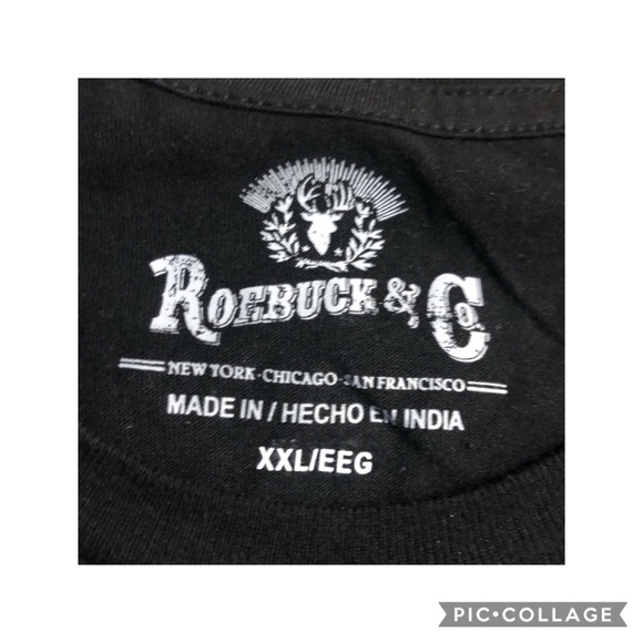ROEBUCK & CO. CREW NECK  GRAPHIC T  SHIRT- XXL - Picture 4 of 7